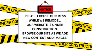 OUR WEBSITE IS UNDER CONSTRUCTION. PLEASE EXCUSE OUR MESS WHILE WE REMODEL. CONTENT IS BEING ADDED DAILY.